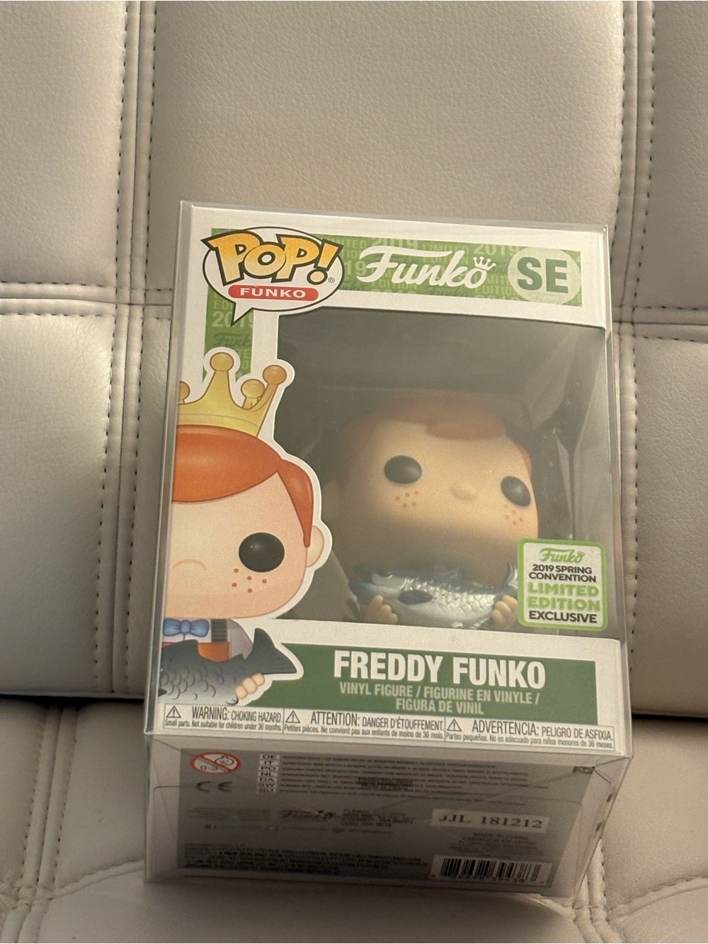 Freddy Funko Holding Fish 2019 Spring Convention Limited Edition Funko Pop
